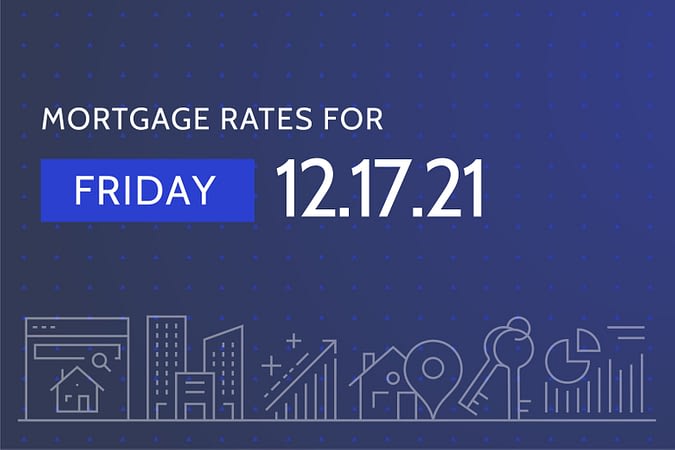 Today's Mortgage Rates & Trends - December 17, 2021: Rates hovering