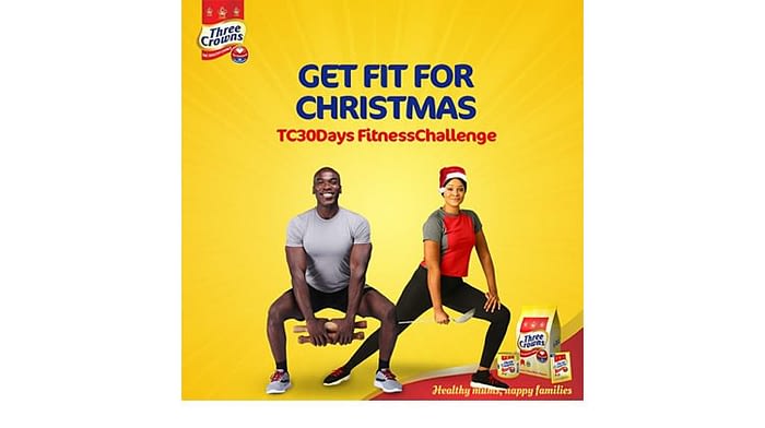 Three Crowns shapes Nigerians up for end-of-year, begins 30-day Fitness Challenge