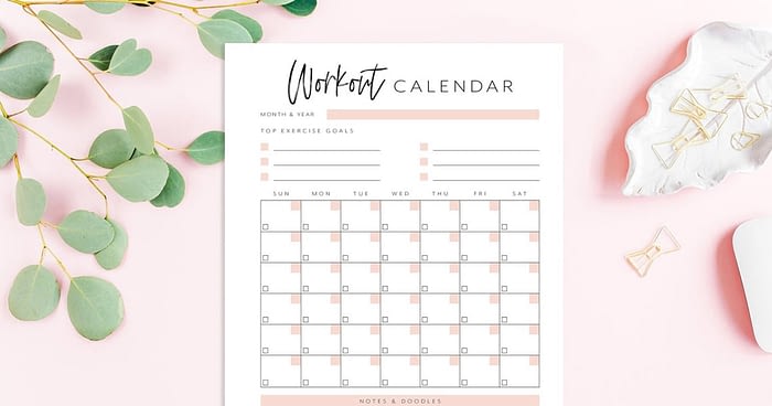 10 Printable Workout Calendars to Help You Crush Your Goals | POPSUGAR Fitness